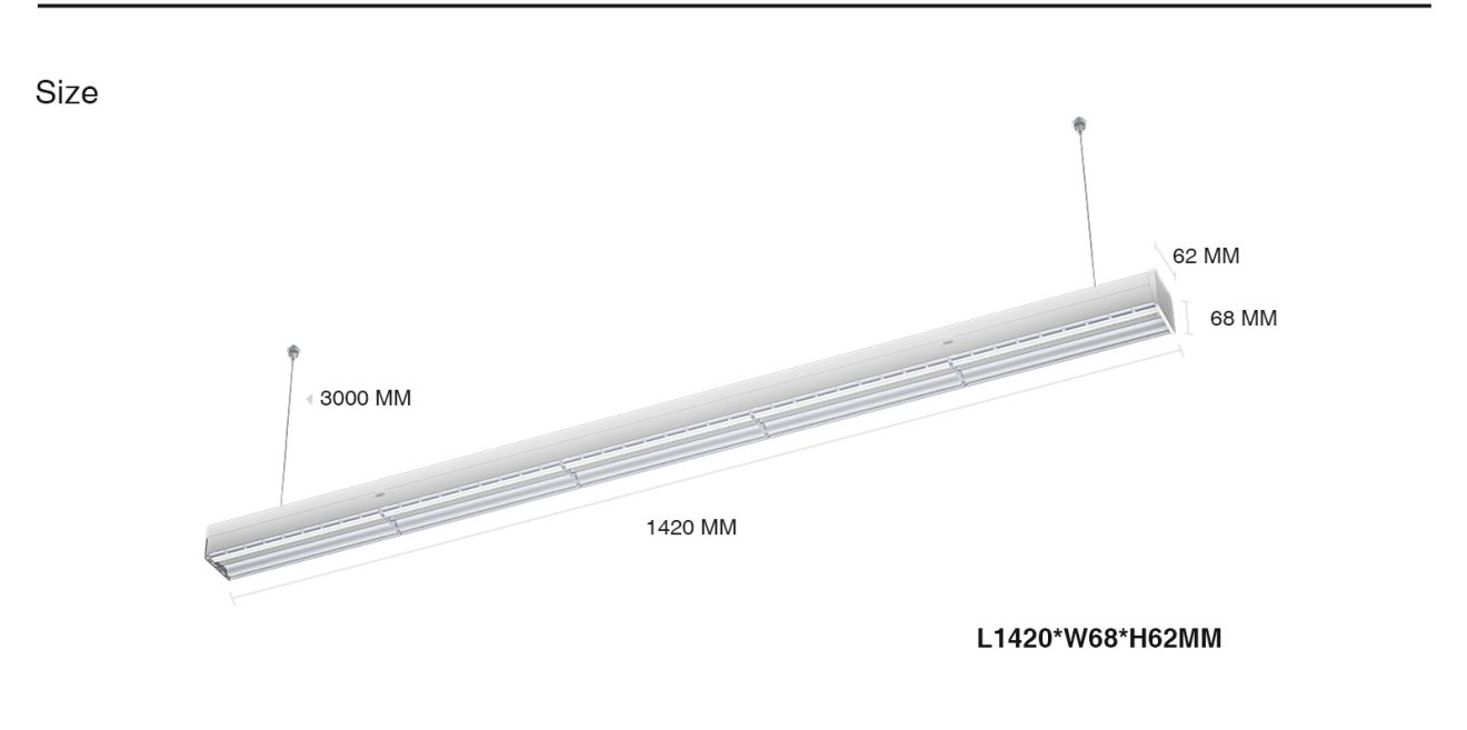 Manchon à 5 Fils A Luminaire Linéaire Accessoire Blanc MLL002-A L0113B KOSOOM-Lumière linéaire haute baie