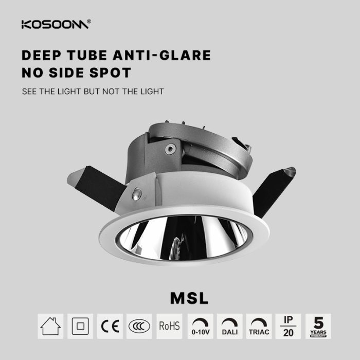 Personnalisable Efficacité énergétique MSL-55A-N LED Downlight Customizable Multiple Models Available-KOSOOM-Downlights