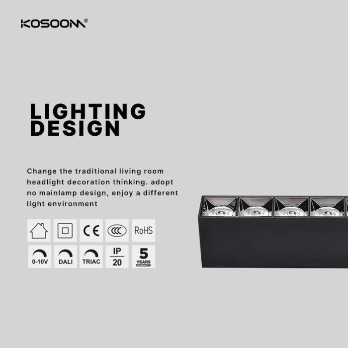 Personnalisable SMJM10 40W 3500LM Commercial LED Downlights SMJ Kosoom-Downlights